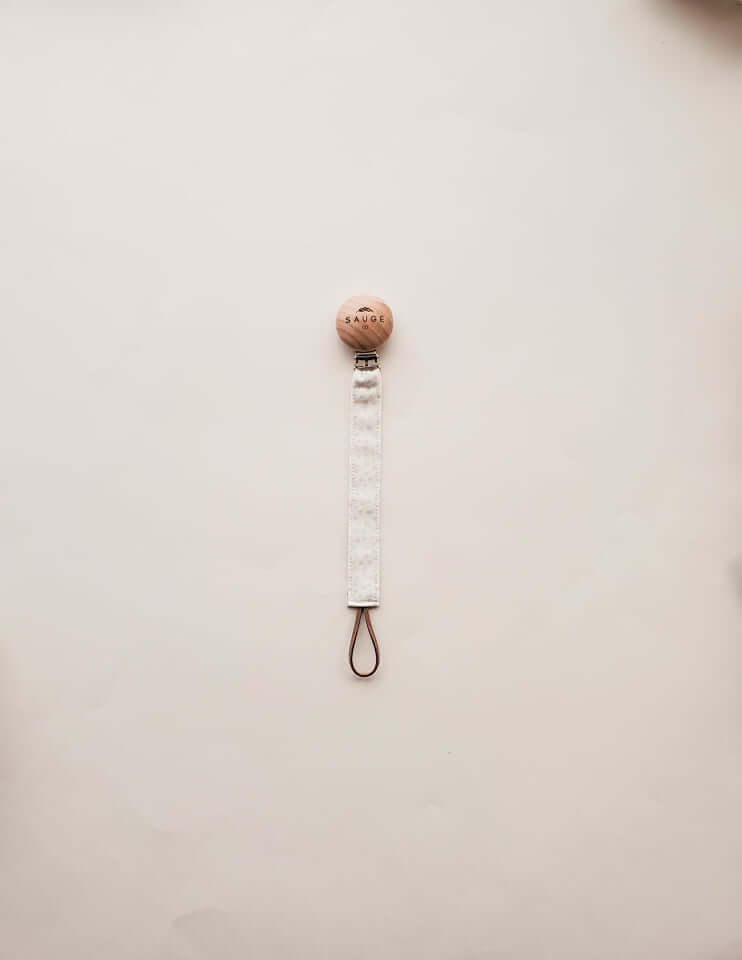 Attache-suce - Lin Petites pétales ton sur ton - Sauge & co Accessoires bébés Sauge & co 
