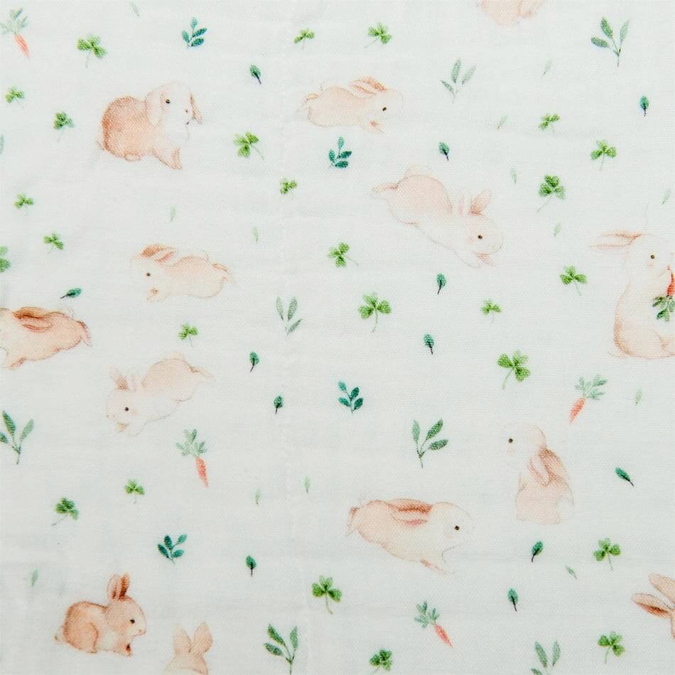 Mousseline de bambou - Lapin - Loulou Lollipop Literie Loulou Lollipop 