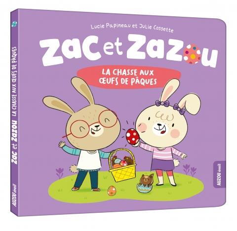 Livre - Zac et Zazou : La chasse aux oeufs de Pâques - Auzou éditions par Auzou éditions vendu par MlleetCoco.com