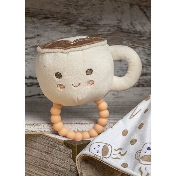 Hochet de dentition avec grelot - Chocolat chaud - Mary Meyer Jouet/jeux Mary Meyer 