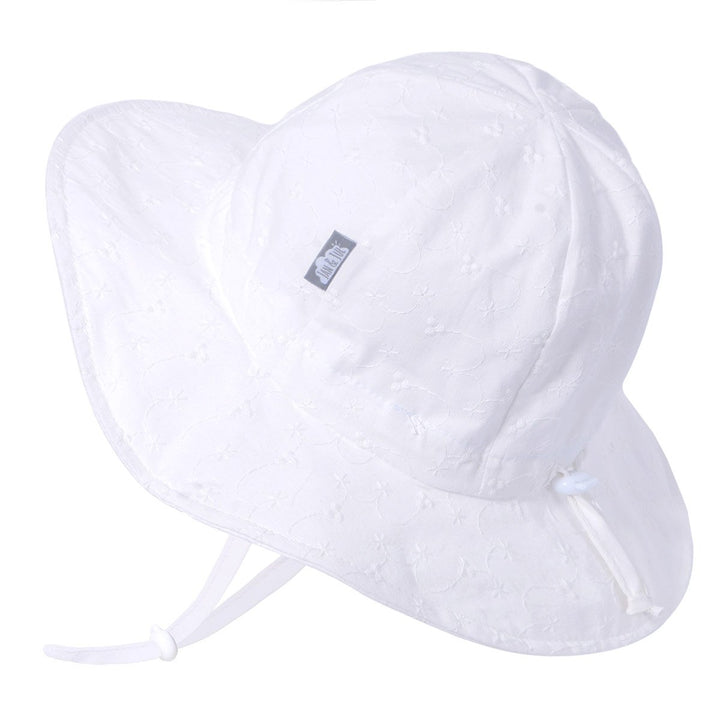 chapeau évolutif jan jul enfant blanc dentelle fps