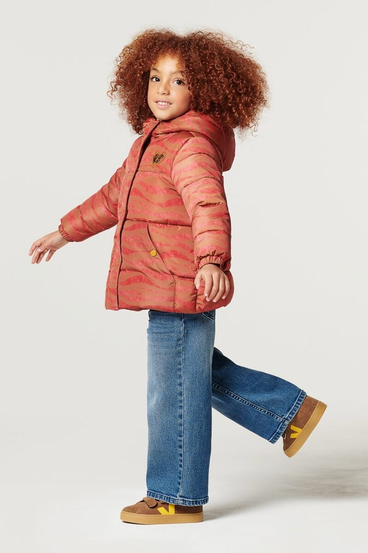 Manteau bourgogne camo hiver doux/mi saison Fille- 3-4 ans - Noppies Vêtements (échantillons) Noppies 