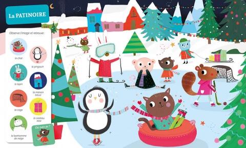 Auzou cherche et trouve des tout-petits dans le froid