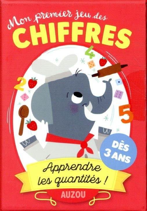 Auzou jeu de cartes mon premier jeu des chiffres apprendre les quantités