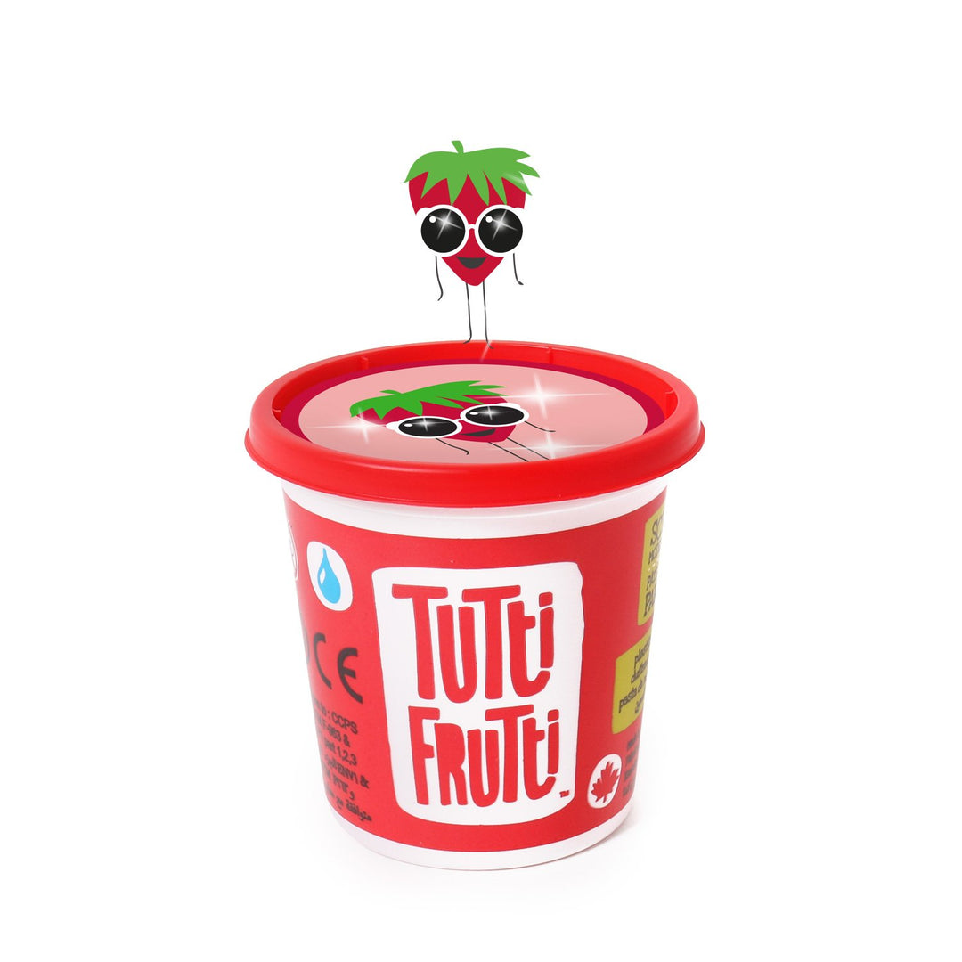 Pâte à modeler scintillante - Fraise - Tutti Frutti par Tutti Frutti vendu par MlleetCoco.com