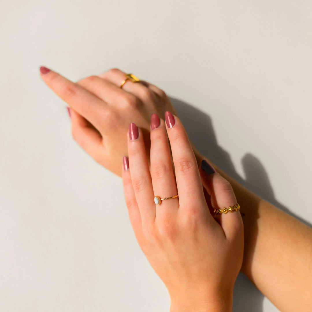 vernis sul bord vieux rose bkind base plante