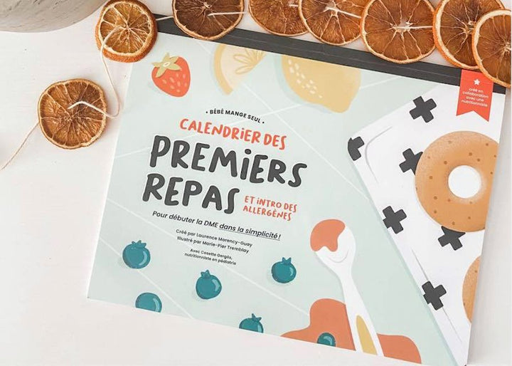 calendrier dme - bebe mange seul