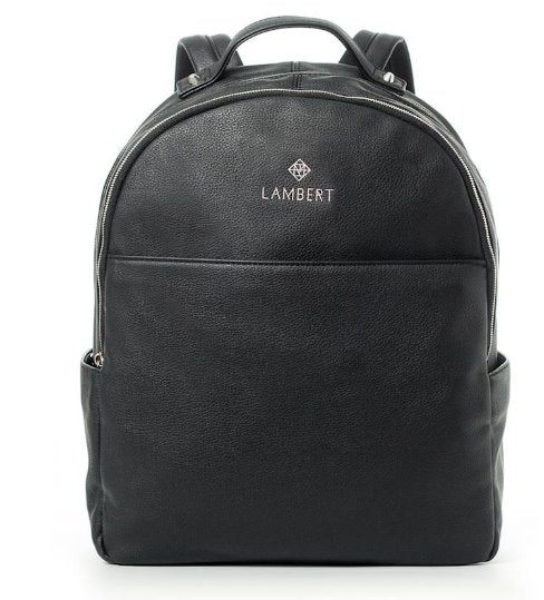 Sac à dos en cuir vegan - Charlotte noir - Lambert par Lambert vendu par MlleetCoco.com