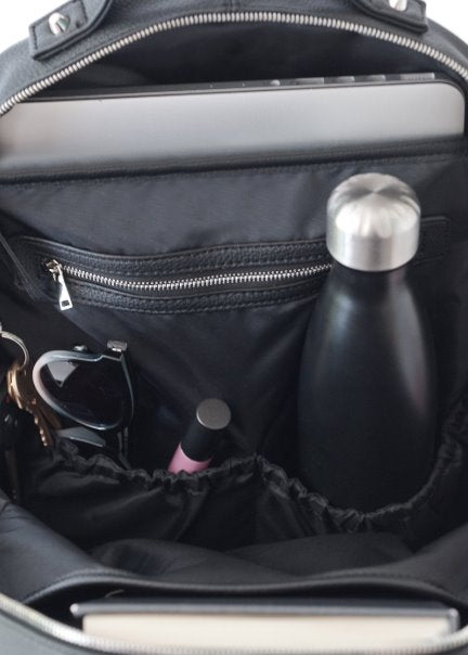 Sac à dos en cuir vegan - Charlotte noir - Lambert par Lambert vendu par MlleetCoco.com