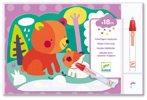 Coloriage magique - Caché dans les bois - Djeco par Djeco vendu par MlleetCoco.com