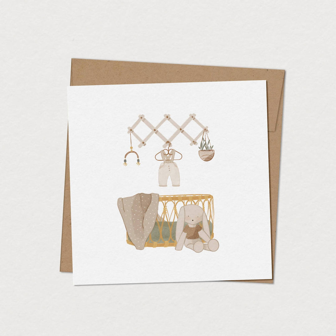 Mini carte de souhaits - Berceau - Mimosa Design Produits maison Mimosa Design 