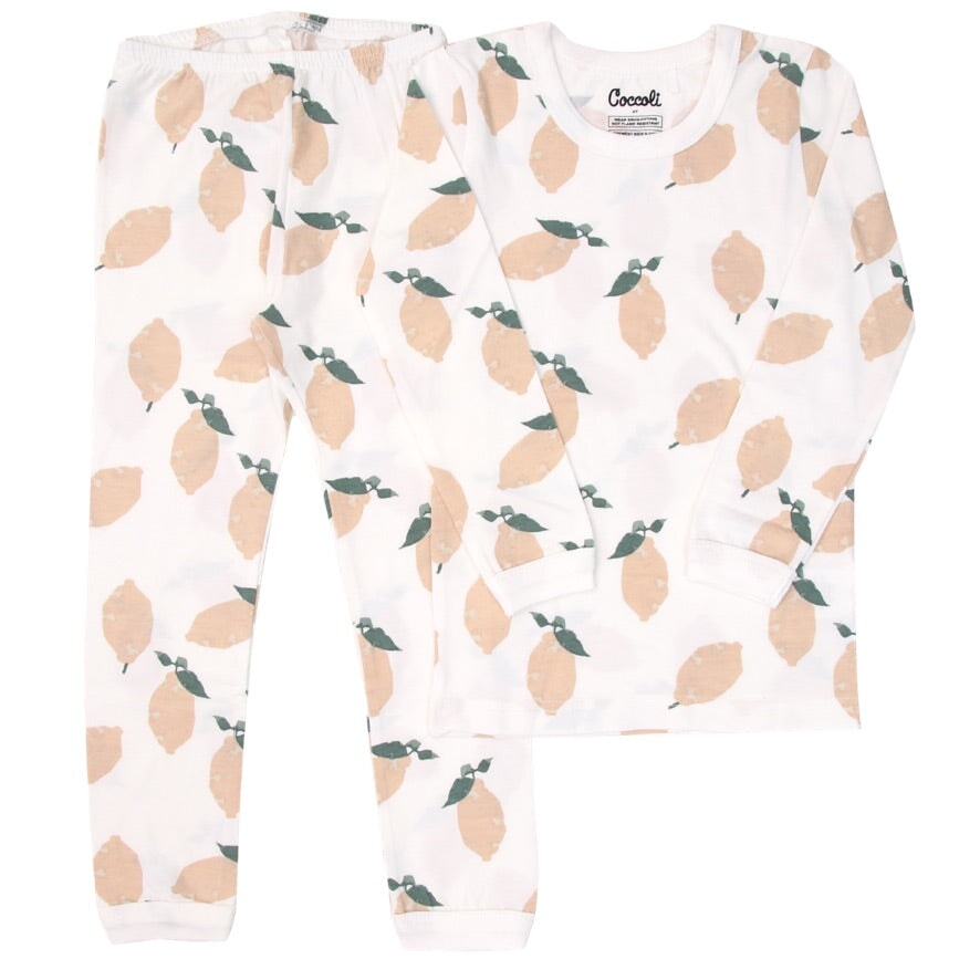 pyjama coccoli citron fille 2 piece