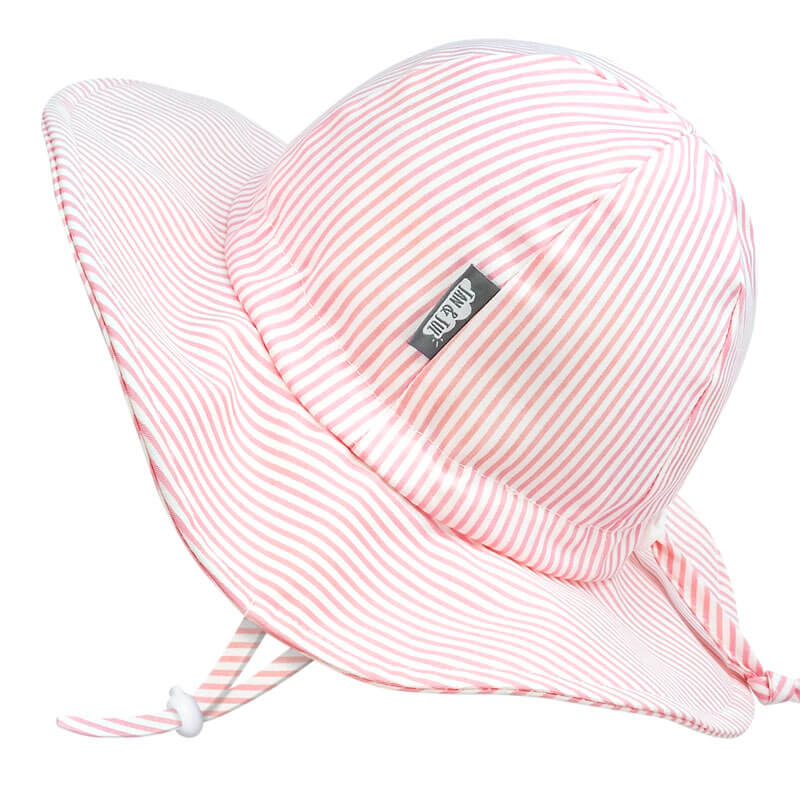 Jan n jul chapeau uv évolutif rayé rose et blanc enfant
