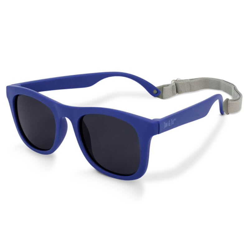 Jan & jul lunette de soleil enfant polarisé avec sangle marine Mlle et Coco