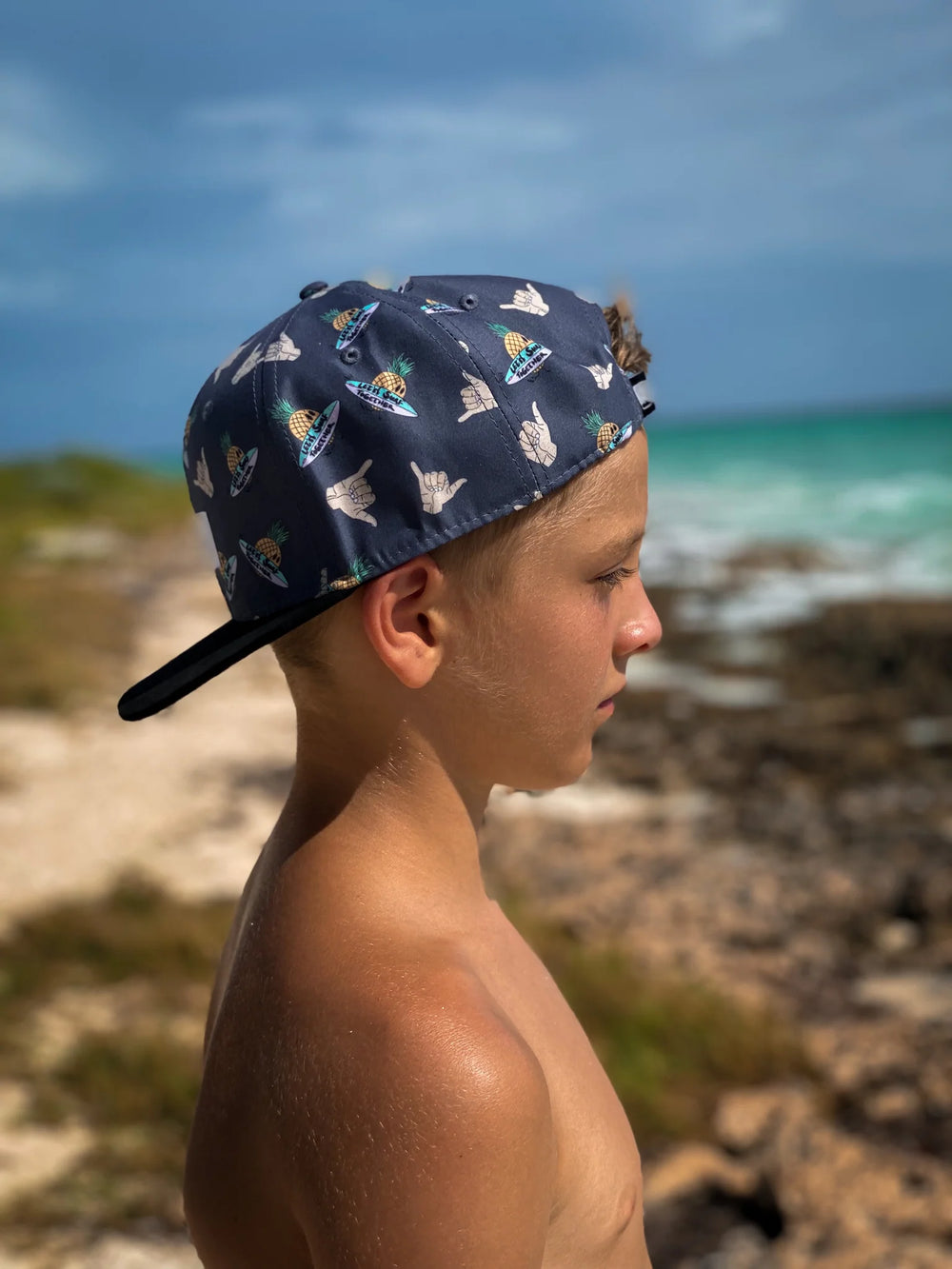 casquette bromanche kauai ananas enfant