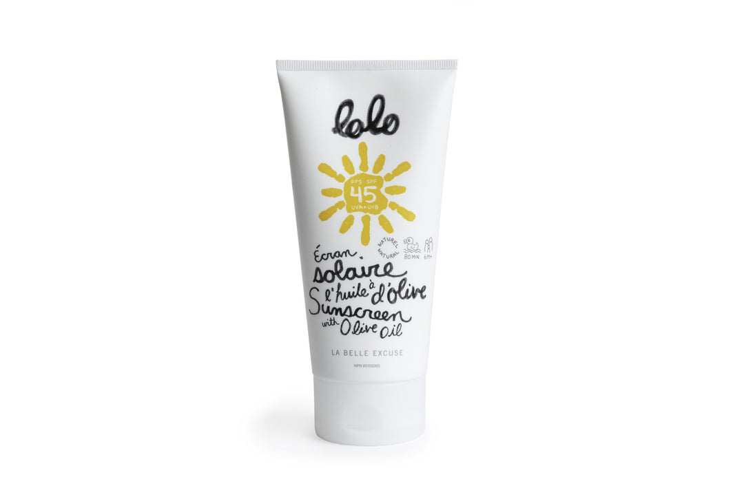 Écran solaire à l'huile d'olive - 150 g - Lolo et moi par Lolo et moi vendu par MlleetCoco.com