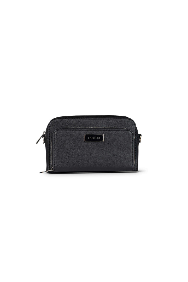 Lambert sac à main 2 en 1 en cuir vegan ana noir