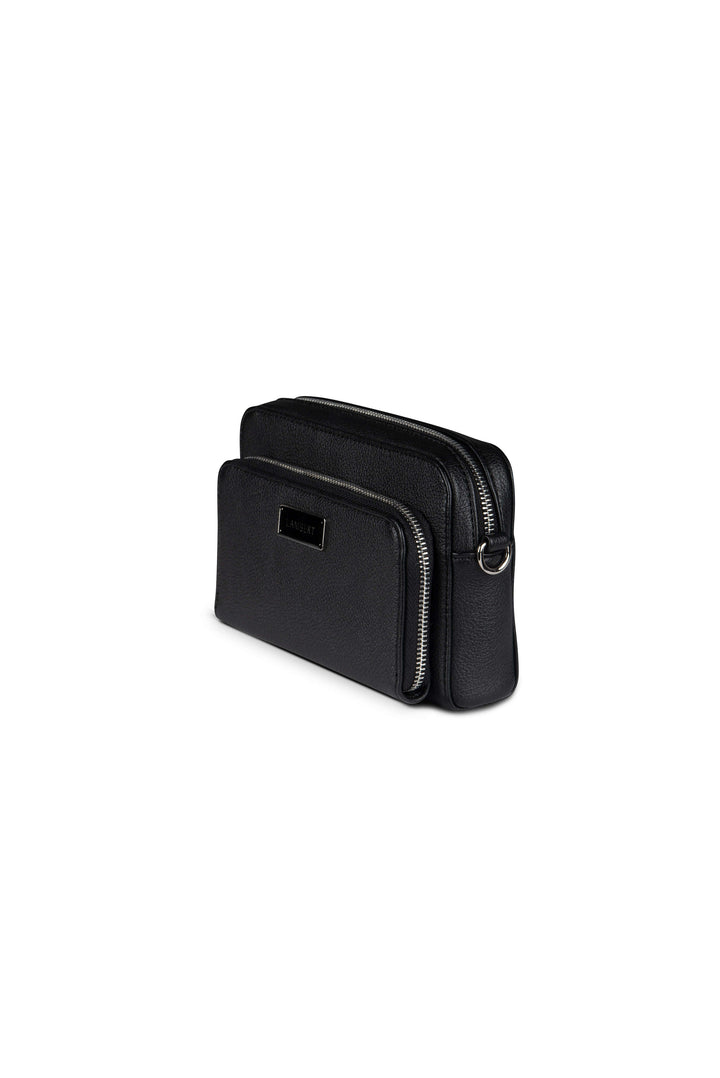 Lambert sac à main 2 en 1 en cuir vegan ana noir