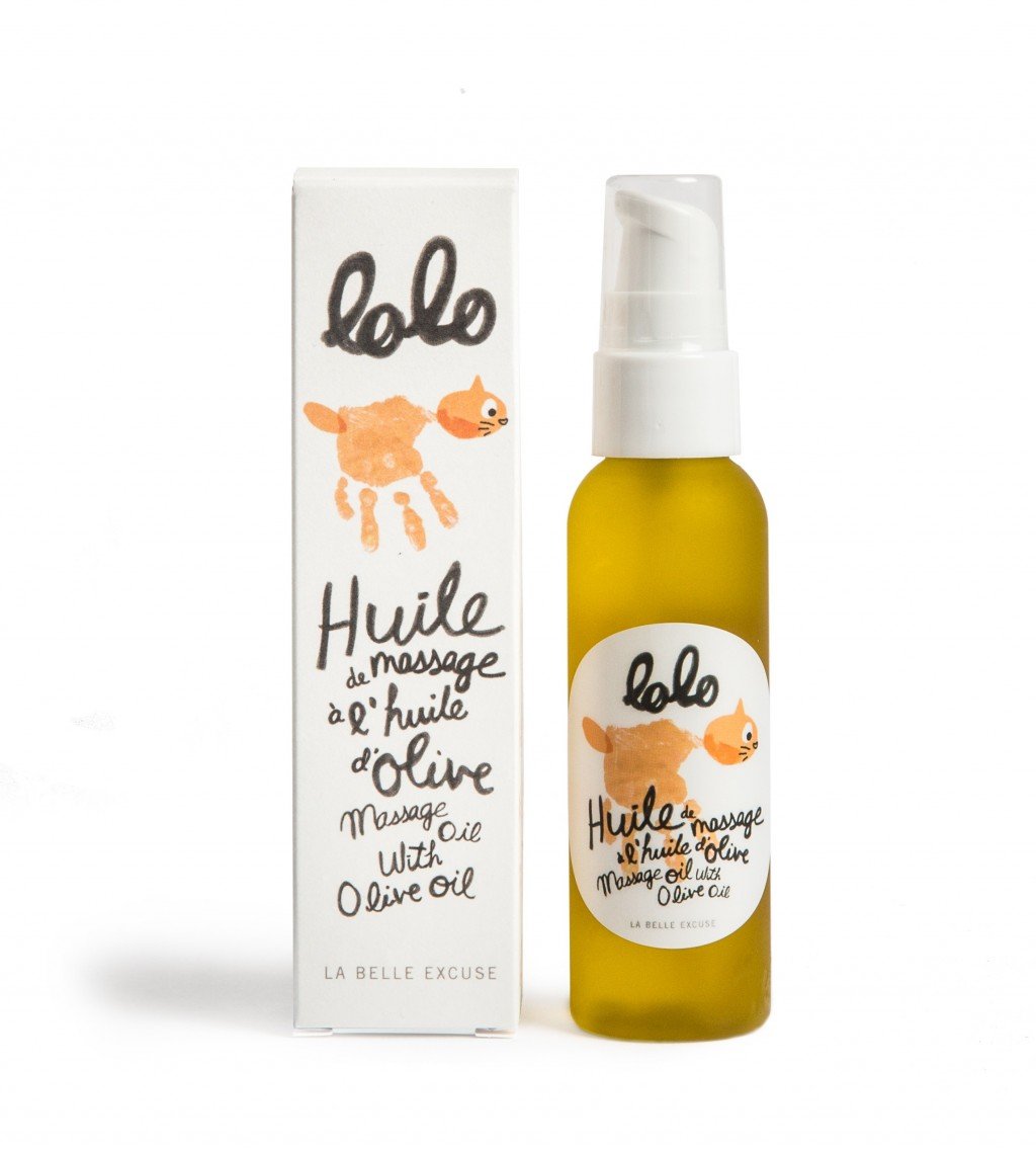 Huile de massage à l'huile d'olive - Lolo et moi par Lolo et moi vendu par MlleetCoco.com