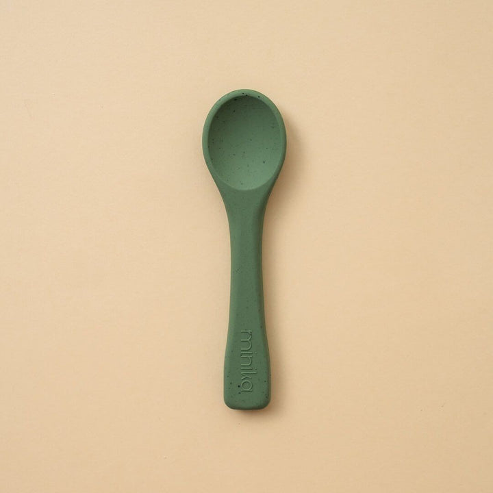 Minika cuillère en silicone pour enfant leaf compagnie québécoise