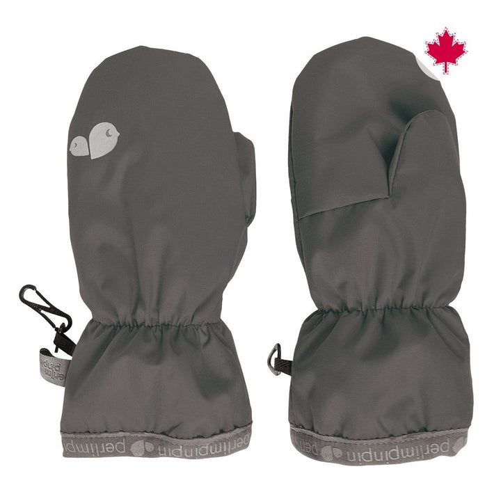 Mitaines mi-saison imperméable - Gris charcoal - Perlimpinpin par Perlimpinpin vendu par MlleetCoco.com