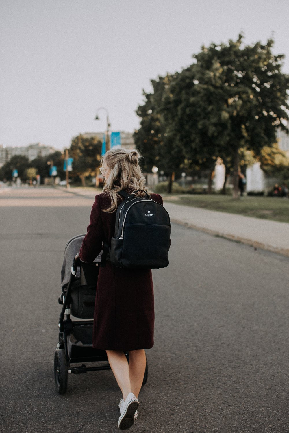 Sac à dos en cuir vegan - Charlotte noir - Lambert par Lambert vendu par MlleetCoco.com