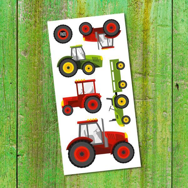 Tatouages temporaires - Les tracteurs - Pico tatouage par Pico tatouage vendu par MlleetCoco.com