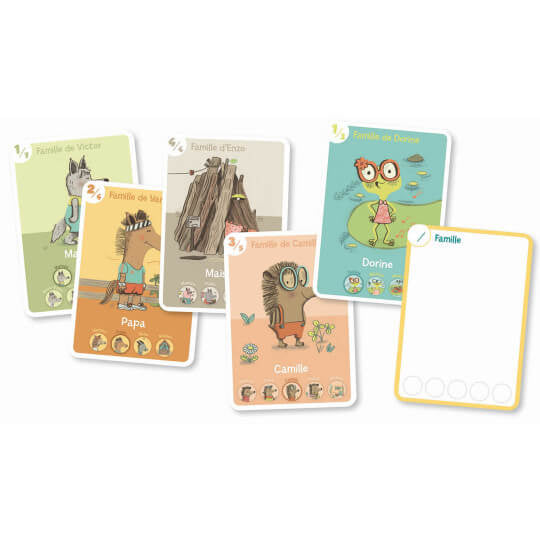 jeu 7 famille auzou enfant carte