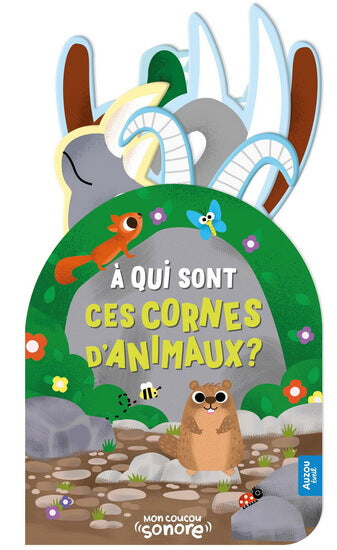 livre sonore animaux corne enfant auzou