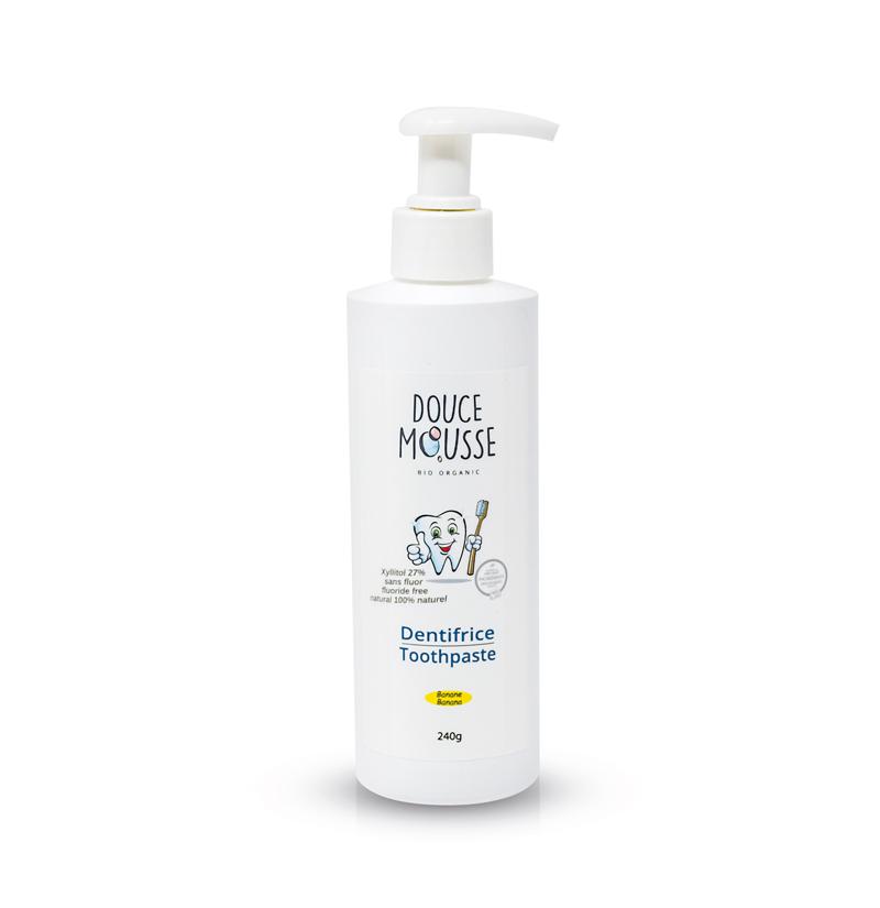 Dentifrice - Saveur de banane plusieurs formats - Douce Mousse par Douce Mousse vendu par MlleetCoco.com