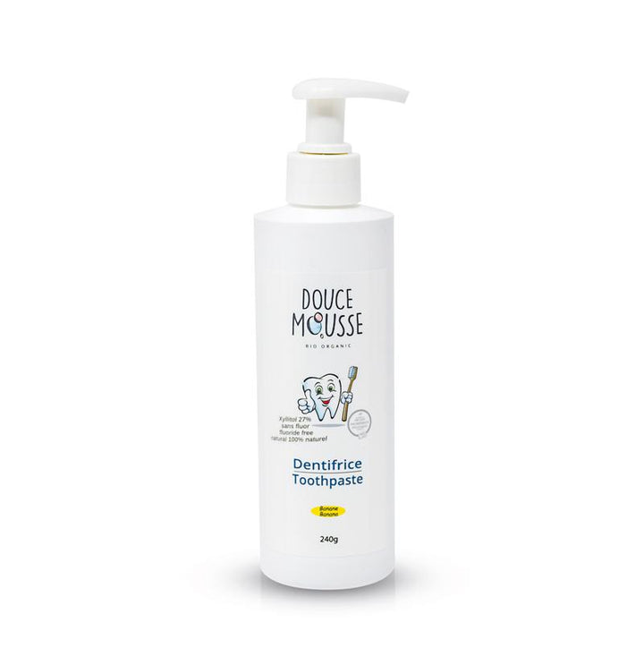 Dentifrice - Saveur de banane plusieurs formats - Douce Mousse par Douce Mousse vendu par MlleetCoco.com