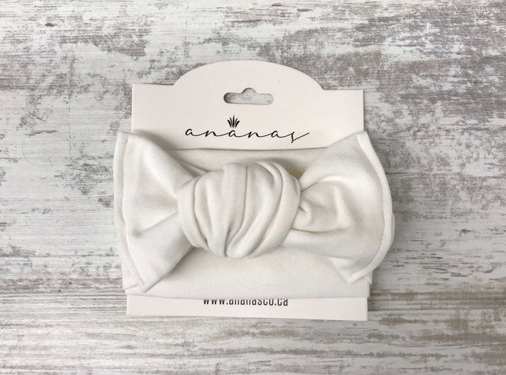 Bandeau boucle blanc 3 mois-5 ans Ananas Mlle et Coco
