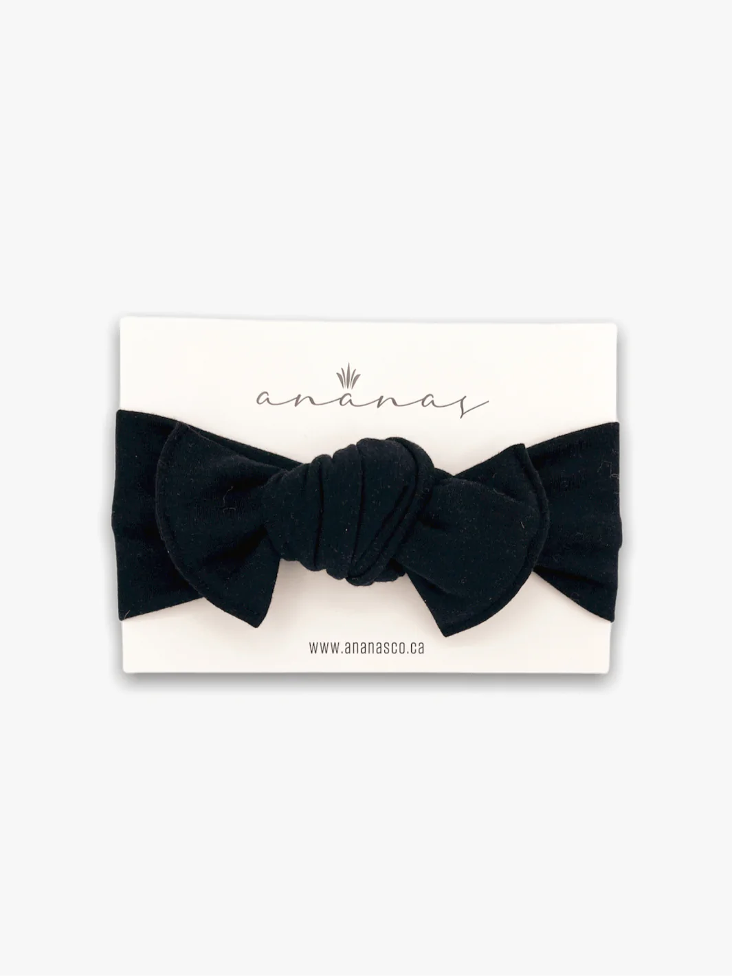 bandeau boucle bambou noir ananas compagnie quebecoise accessoire cheveux