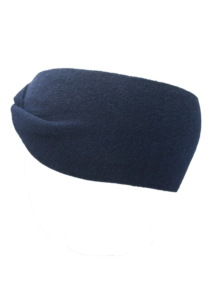 bandeau laine marine lafleur accessoire automne hiver