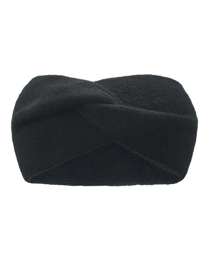 bandeau laine noir lafleur accessoire automne hiver