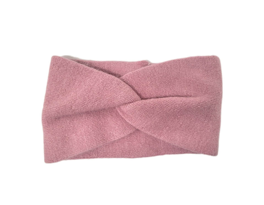 bandeau vieux rose lafleur laine accessoire automne hiver