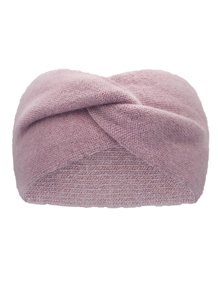 bandeau vieux rose lafleur laine accessoire automne hiver