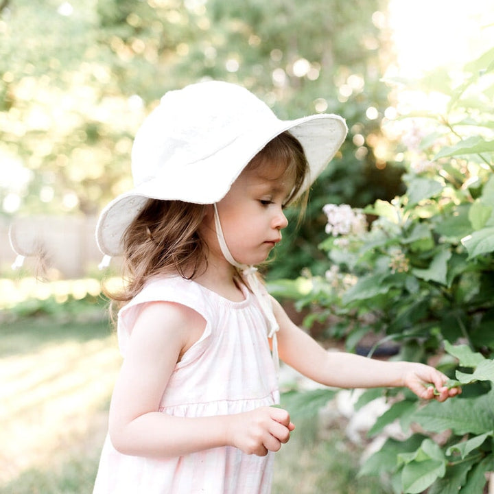 chapeau évolutif jan jul enfant blanc dentelle fps