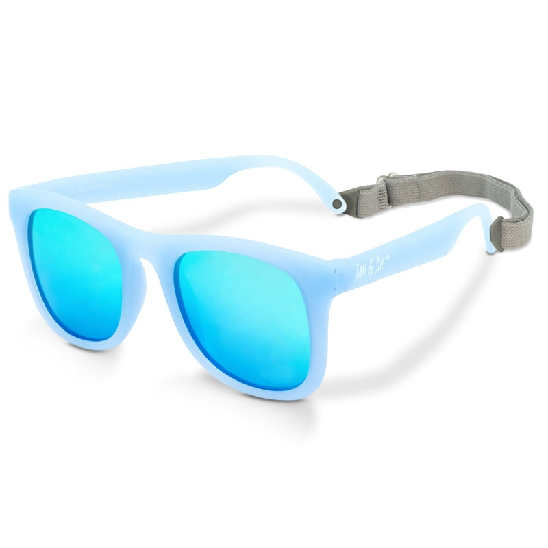 lunette soleil xplorer jan jul bleu grivré accessoire enfant