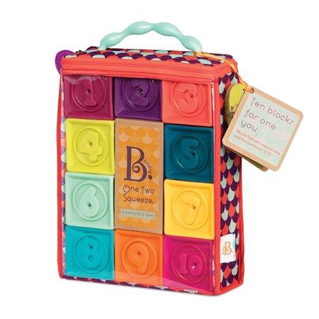 Ensemble de blocs souples - One, two, squeeze - B.Toys par B.Toys vendu par MlleetCoco.com