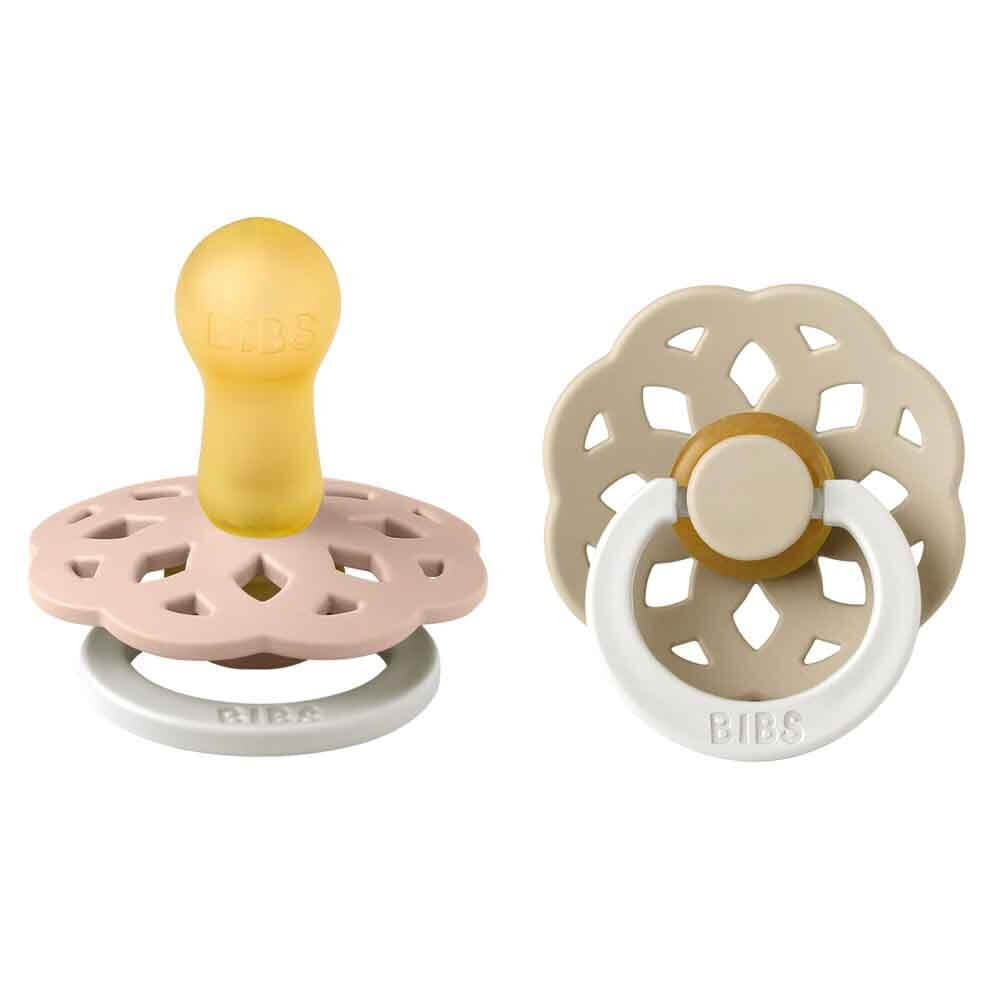 suce bibs glow vanille blush bebe nouveau nee 