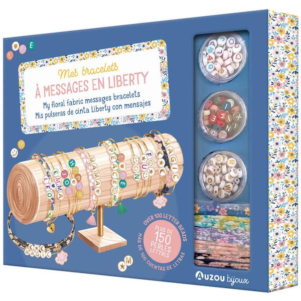 Bricolage - Mes bracelets à messages en liberty - Auzou Éditions Jouet/jeux Auzou éditions 