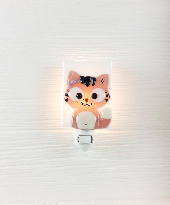 Veilleuse - Charlotte la chatte - Veille sur toi par Veille sur toi vendu par MlleetCoco.com