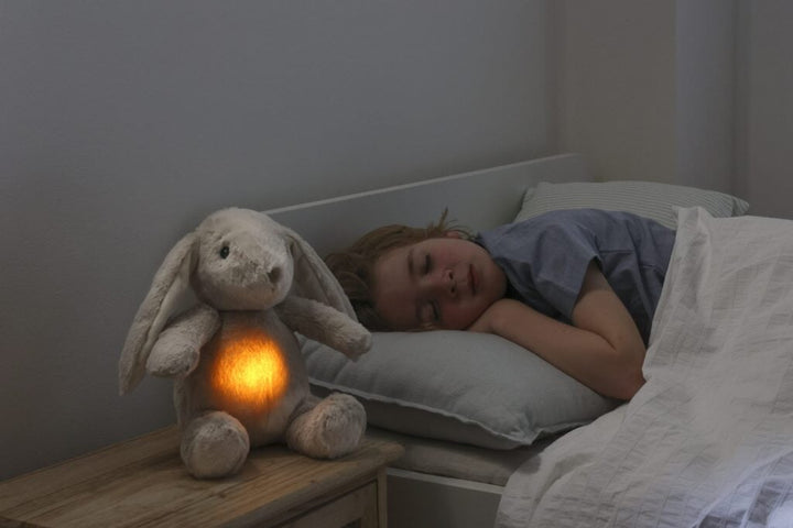 lapin billy lumineux musical peluche nuit reconfort cloudb