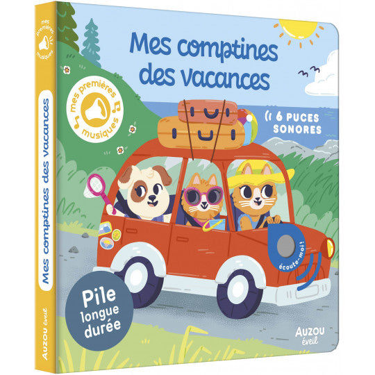 mes comptines des vacances auzou livre enfant eveille