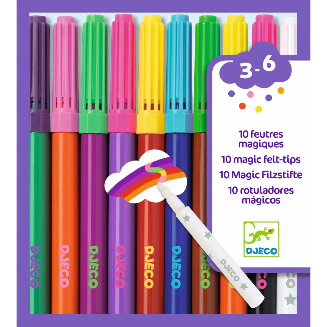 Djeco crayons feutres magiques coloriage enfants