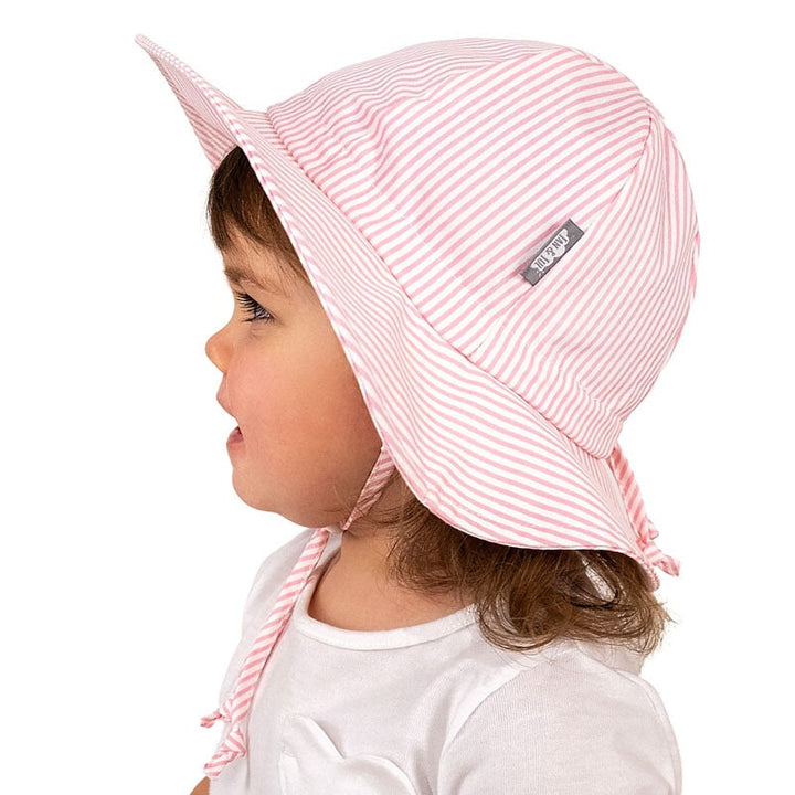 Jan n jul chapeau uv évolutif rayé rose et blanc enfant
