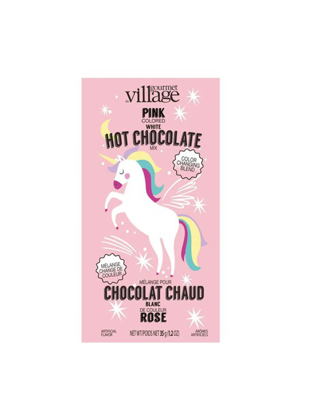 chocolat chaud licorne rose change couleur gourmet du village