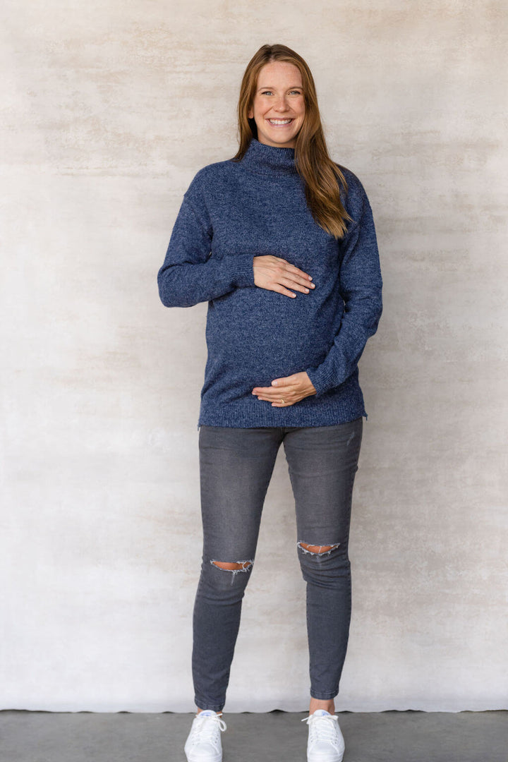 jeans rose maternite gris compagnie quebecoise