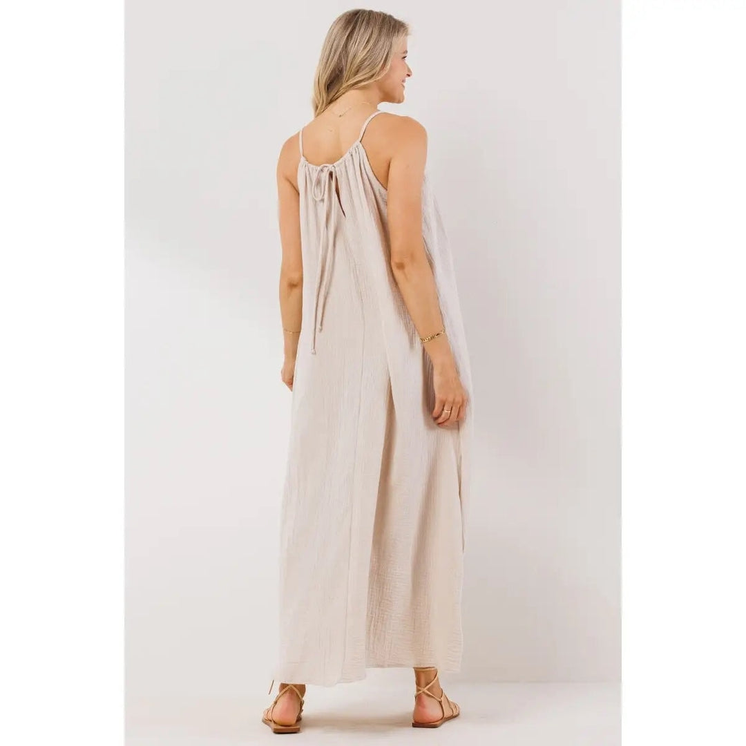 Hello miz robe longue avoine beige vêtement maternité allaitement grossesse